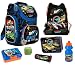 Hot Wheels Schulranzen-Set 7 tlg. mit Federmappe, Turnbeutel und Regenschutz