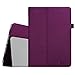 Fintie iPad Air 2 Case - Premium Vegan Leather Slim Fit Folio Case Smart Stand Protective Cover Auto Sleep / Wake Feature for Apple iPad Air 2 2014 Model, Purple