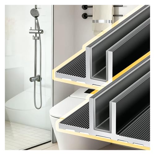 Riel oculto de aluminio anodizado para paneles de vidrio de alta resistencia 2