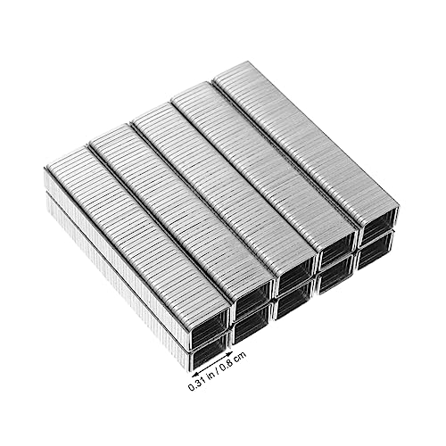 Staples tipo puerta Heavy Duty SECFOU 5000 piezas con punta biselada para muebles y marcos miniatura 5