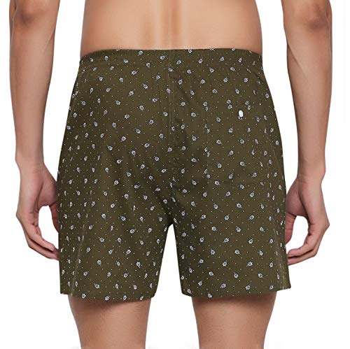Image of Longies Men's Cotton Printed Regular Boxer Shorts
