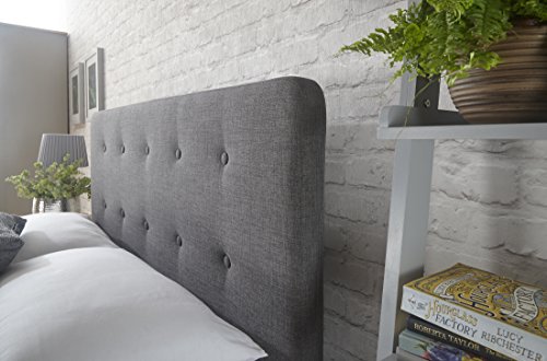 Home Source - Letto rivestito in tessuto, stile