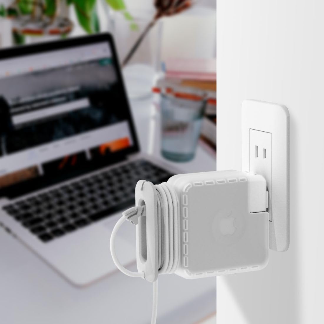 TATOFY Case for Apple 70w 45w Charger Case Organizer, MacBook Charger Case, Travel Cord MacBook Accessories (for Apple 70W USB-C Power Adapter, 45W MagSafe 2 Power Adapter) - Image 3