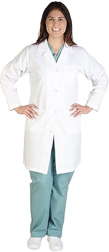 Miniatura 2 de M&M SCRUBS Bata blanca de laboratorio de mujer, XS, Blanco