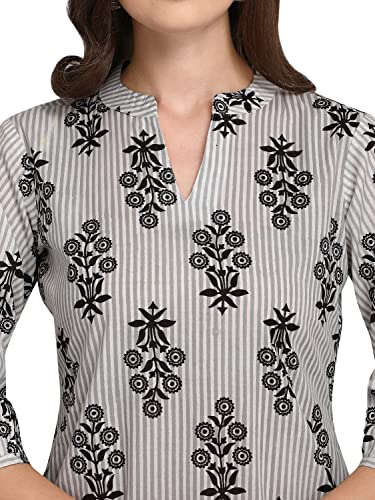 Image of FIORRA Women's White Pure Cotton Kurta with Pant and Dupatta