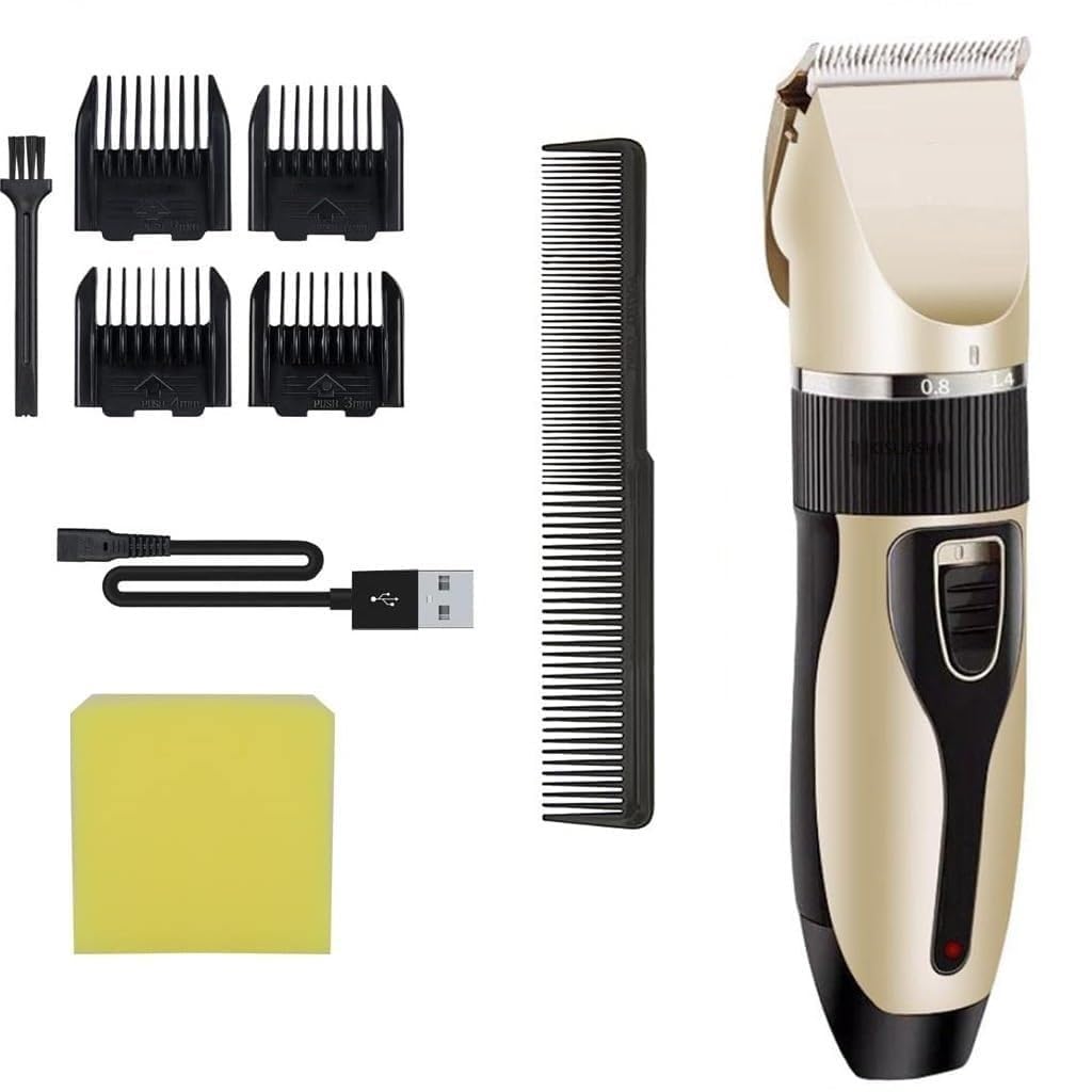 KISUASHI Pet Hair Trimmer Dogs & Cats Grooming Machine, Wireless Dog Grooming Clippers Kit Professional for Thick Hair with 4 Comb, Low Noise Low Vibration, Cordless Trimmer Silent (Pack Of 1) (B0CPST7VGQ) Amazon Price History, Amazon Price Tracker