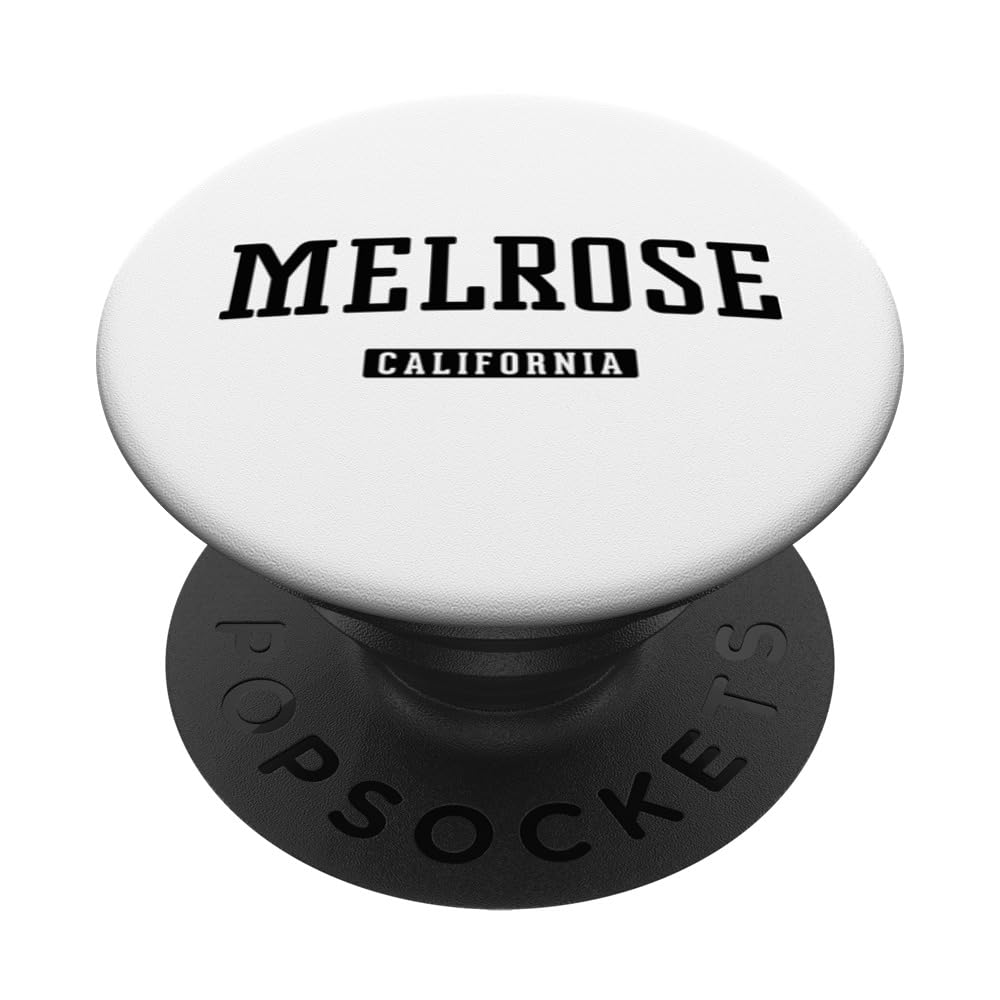 Melrose California PopSockets Swappable PopGrip, Black