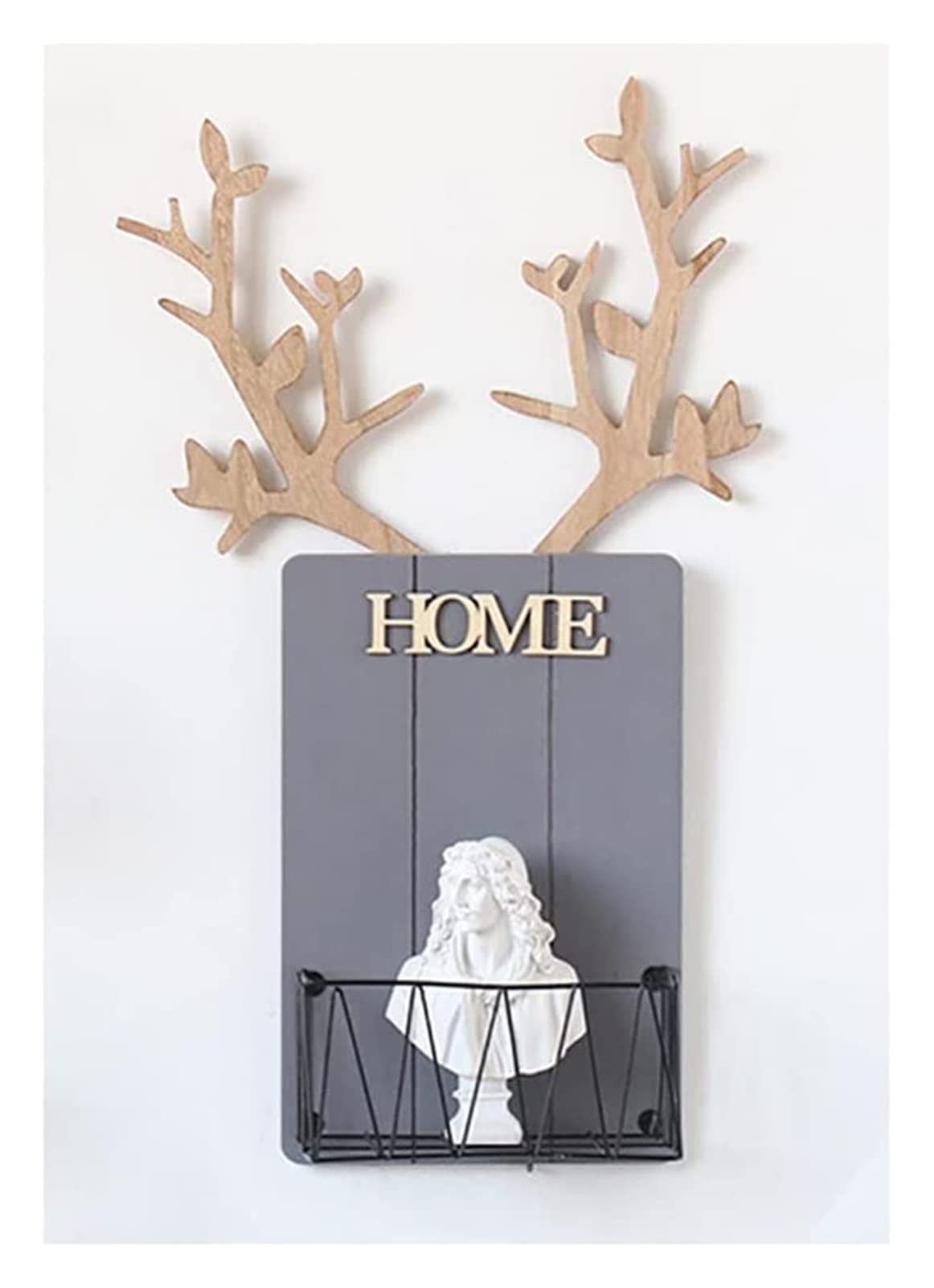 Buy Iron Holder Wall Display Ledge Shelves Storage Rack,Antler Hanging