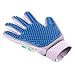 Pet Grooming Glove 2-in-1 Deshedding Brush Pet Hair Remover Mitt Tool, Furniture Cleaning - Maopro Massage Groomer for Dogs, Cats and Horse with Long & Short Fur, Enhanced Five Finger Design