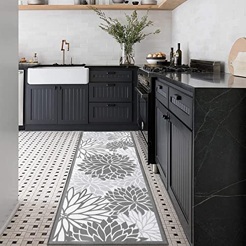 Hebe Hallway Runner Rugs 2'X6' Non Slip Floral Medallion Runner Rug Washable Rug Runner For Laundry Kitchen Floor Hallways Bathroom Accent Floor Carpet Throw Rugs Laundry Room Rugs And Mats #TOP7