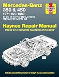 Mercedes-Benz 350 SL Roadster, 450 SL/SLC Coupe & Roadster, 450 SE/SEL V8 Sedan (71-80) Haynes Repair Manual