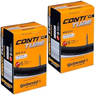 Continental MTB 27.5" x 1.75-2.5 Mountain Bike Inner Tubes with Presta Valve (Pair)