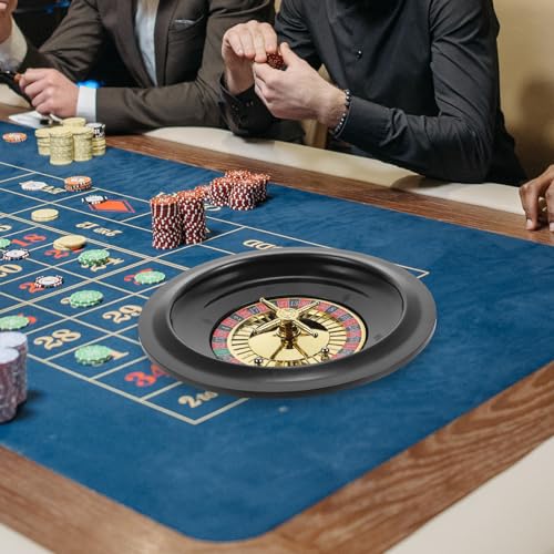 Cabilock 2st Russisches Roulette Europäisches Party- Roulette-tische Rad Glücksspiel- Rouletterad Aus Holz Pokerrad Rotieren Plastik Haushalt Pokertisch