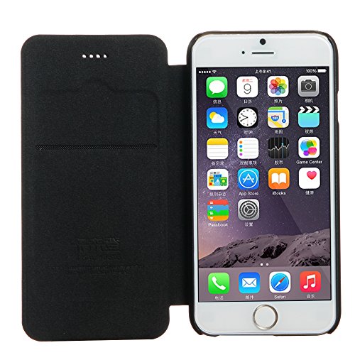 Raydes Apple iphone 6 4.7 inch Case - KLD/Kalaideng the Oscar II Series Ultra Slim Case - Lightweight, Premium PU Leather with with Special Pattern, Folio Case Cover - Black