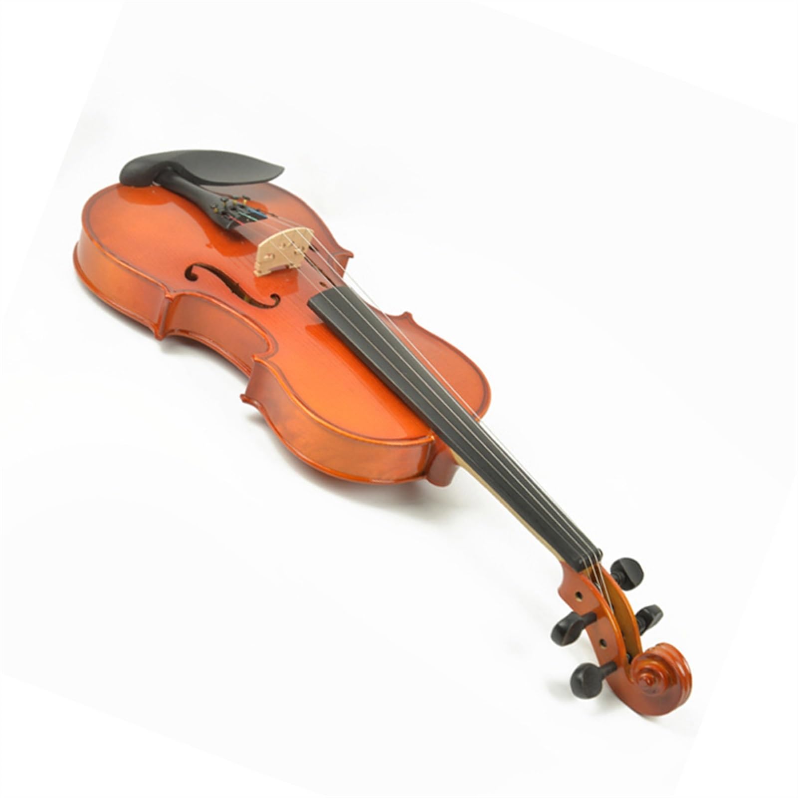 Violín Para Principiantes Violín De Práctica De Madera Maciza Con Patrón De Tigre De Madera De Arce(1/8)