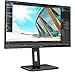 Produktbild AOC 24P2Q - 24 Zoll FHD Monitor, höhenverstellbar (1920x1080, 75 Hz, VGA, DVI, HDMI, DisplayPort, USB Hub) schwarz