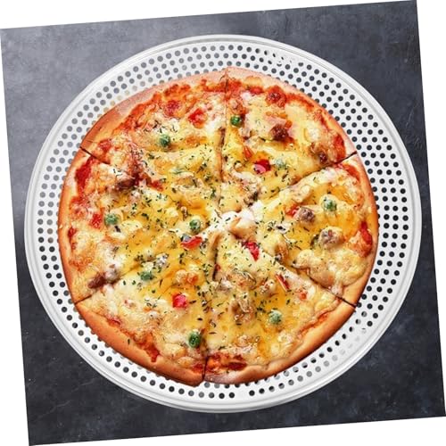 Plaque à pizza ronde aluminium Cabilock maille perforée pour moule de cuisson - 6