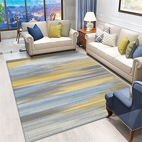 Tapis de salon moderne multicolore 180x250cm antidérapant durable - 2
