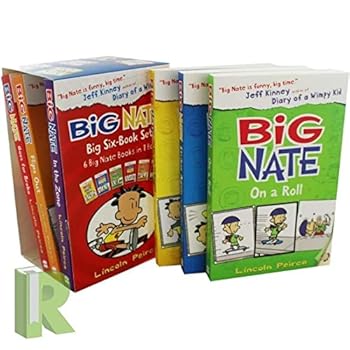 Paperback Big Nate Series Collection Lincoln Peirce 6 Books Box Set Book