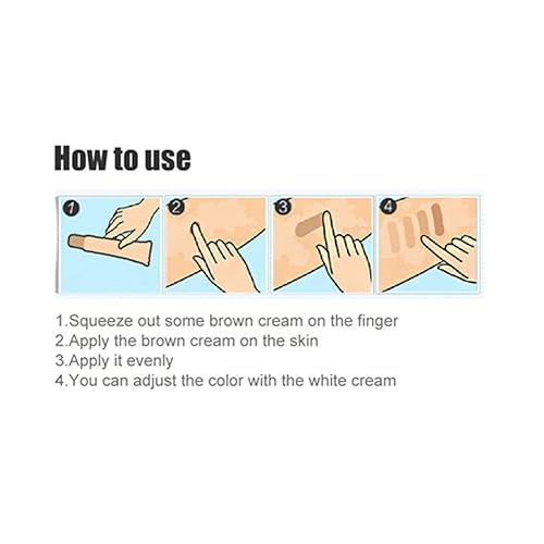 Miniatura 8 de Crema corrector de tatuajes, profesional impermeable para cubrir cicatrices, manchas de nacimiento, corrector de maquillaje, juego de crema de