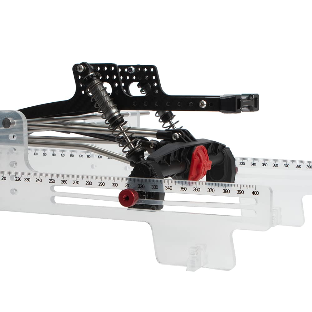 Adjustable Chassis Ruler RC Display Stand RC Car Wheelbase Measurement & Setup Tool – Acrylic ...