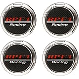 Enkei RPF1 16-18in. Silver Center Cap - Set of 4