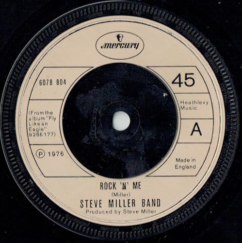 Steve Miller Band Rock N' Me / The Window very rare Original 45 rpm 7 inch Vinyl Record