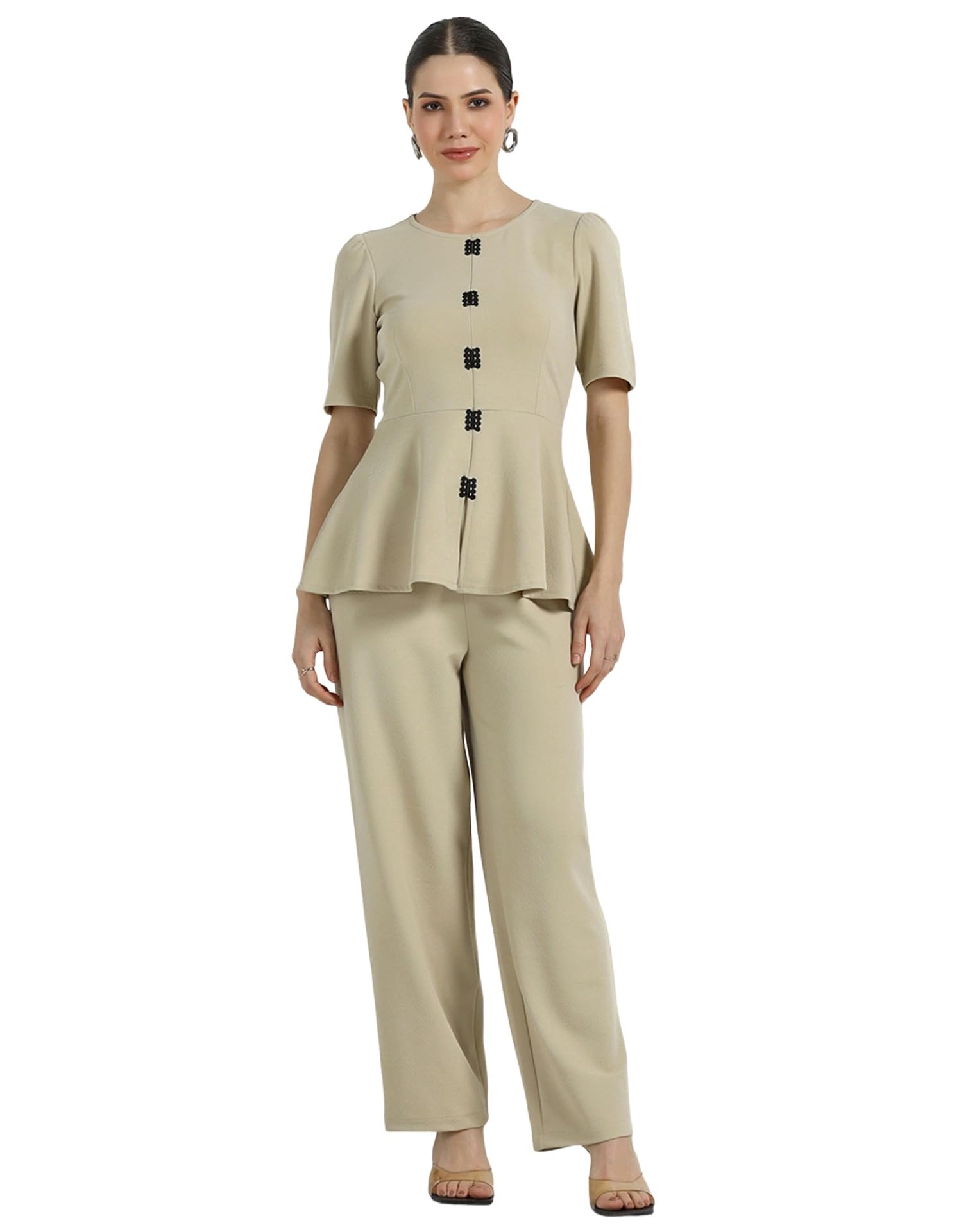 selvia Two Piece Set for Women, Top and Trouser Pant, Co ord Set for Women Stylish-picture-7