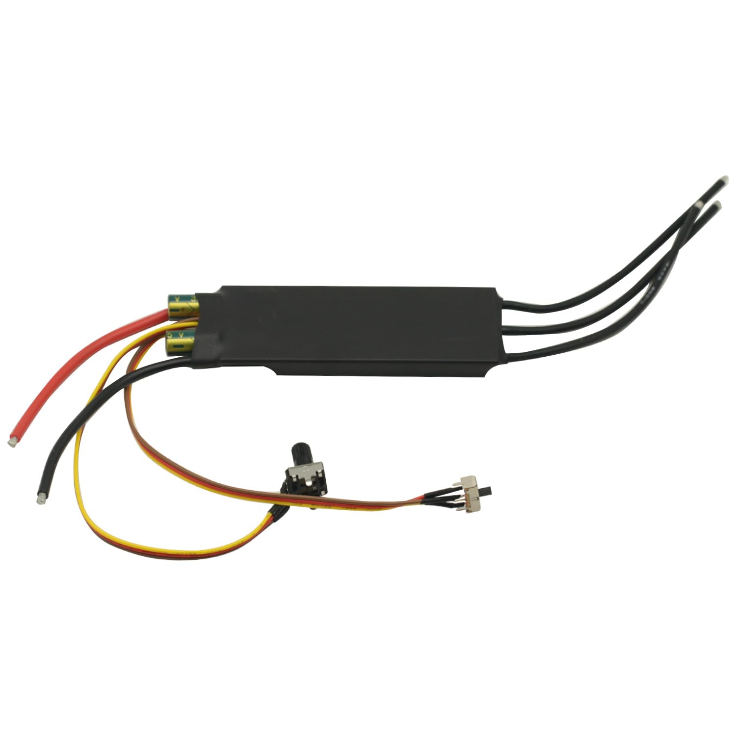 DC6-24V 1000W bezszczotkowy silnik prądu stałego BLDC 3-fazowy bezszczotkowy sterownik silnika Hallless DC moduł sterownika prędkości silnika prądu stałego z potencjometrem, regulator prędkości ESC