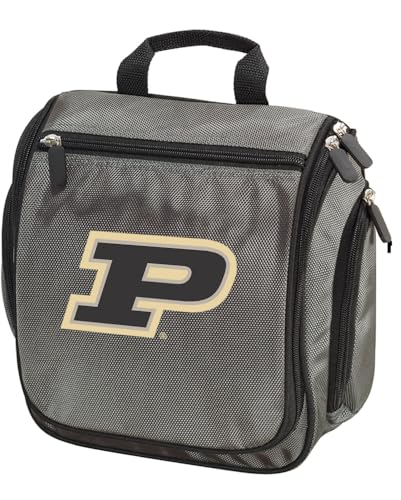 Purdue Neceser o kit de afeitado con logotipo de la Universidad de Purdue para hombre, bolsa de viaje colgante