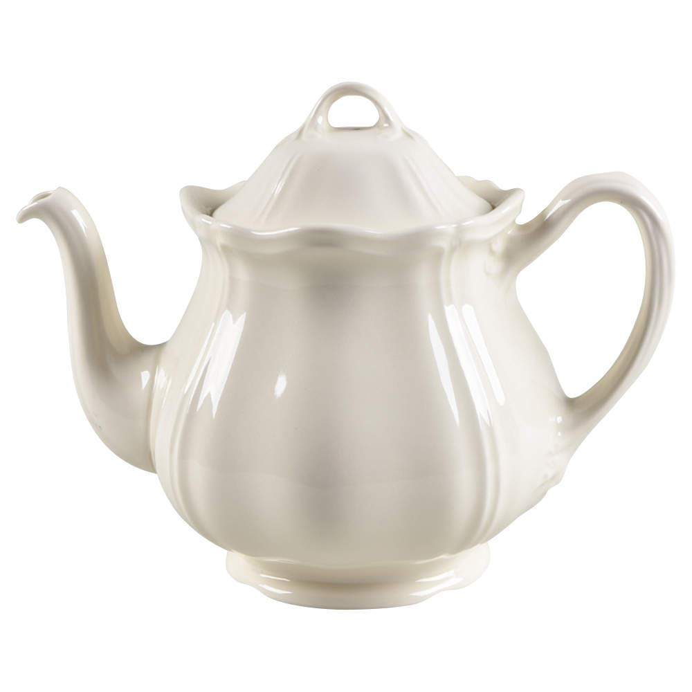 Amazon.com | Wedgwood Queen's Plain 1.6-Pint Teapot: Teapots