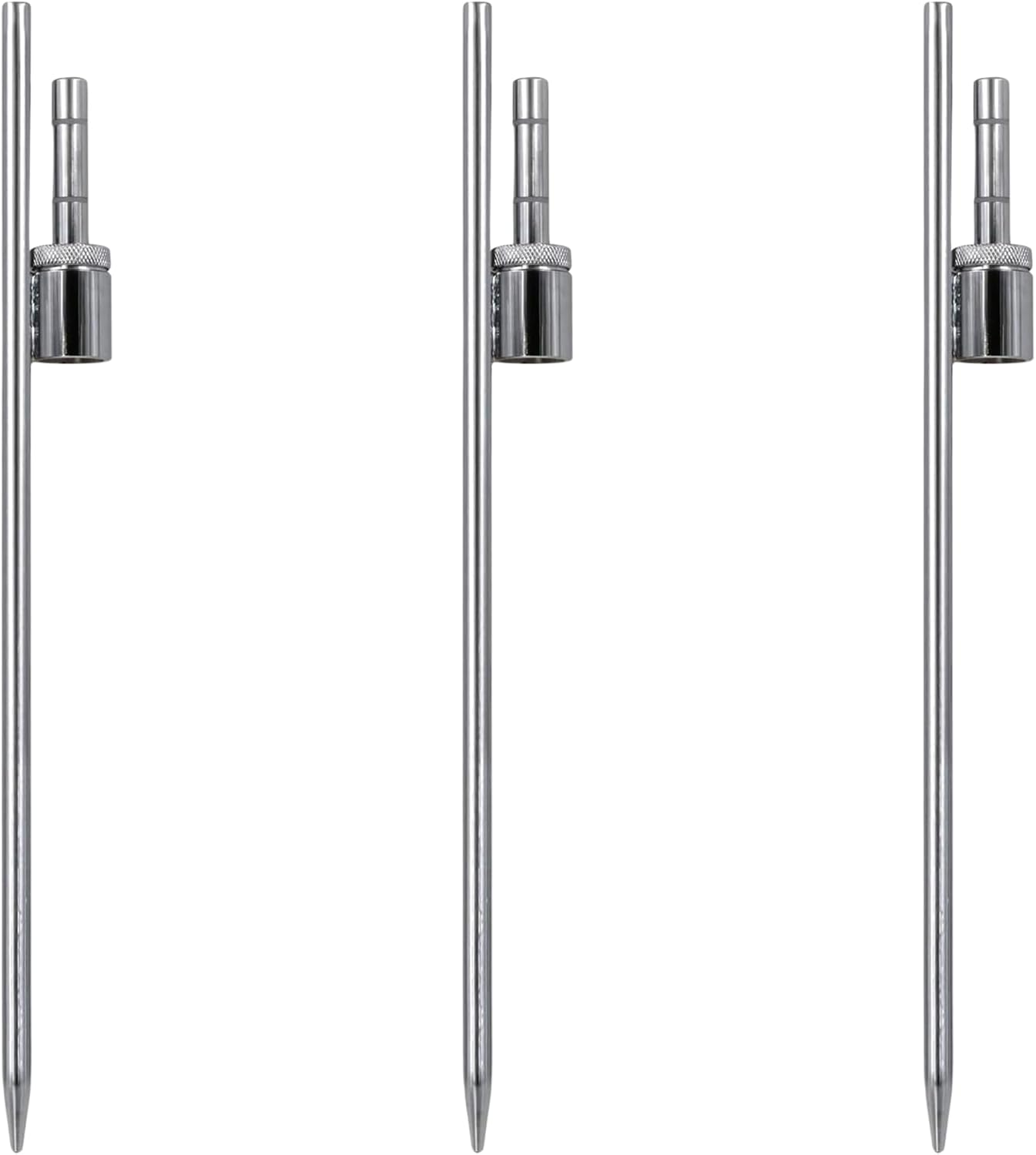 DreamController 19.5-inch Ground Stake - Stainless Steel Spike with Sleeve Bearing Compatible with Flutter Banner Flag Poles (0.65" Inner Diameter) – Stake Only