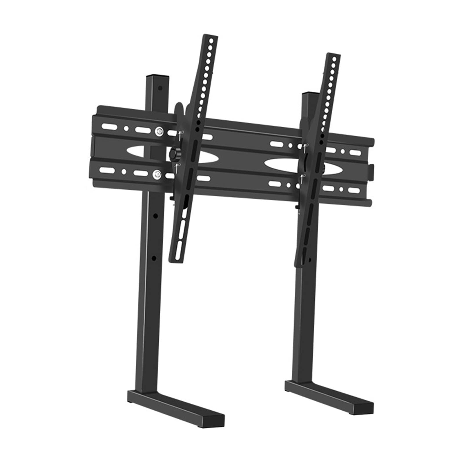 Pied TV universel en acier avec base de remplacement stable pour grand écran plat