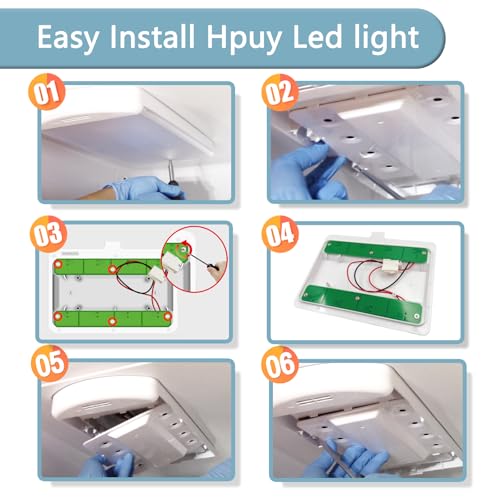 Hpuy W11043011 Refrigerator Led Light Compatible thumb #3