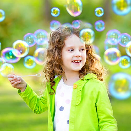 Joyin 72 Pcs Mini Bubble Wands Bulk With 6 Colors For Kids' Summer Bubble Toys, Outdoor Fun Activity, Party Favors Gift, Game Prizes #TOP5
