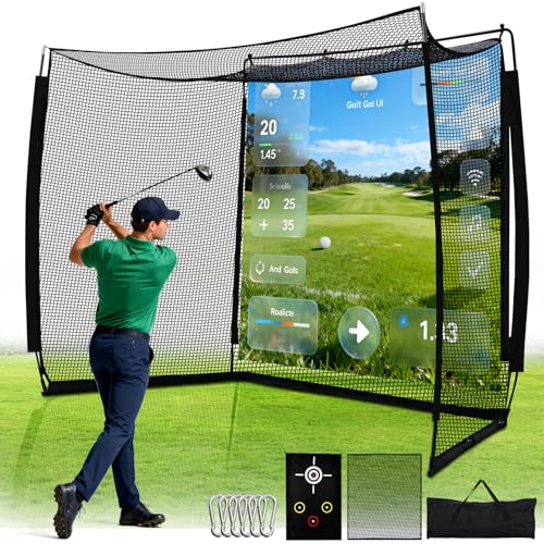 Multi-Layer Tear-Resistant Golf Net by GYMMALL