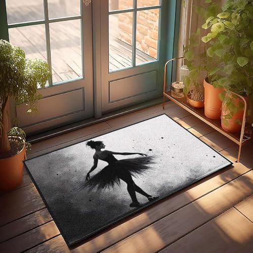 Tapis pour chaussures grand format paillasson extérieur absorbant - 2