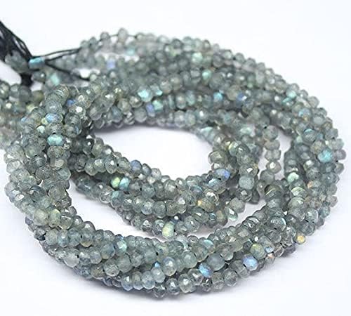 Labradorite bleue facettée 3mm LKBEADS pour création de bijoux DIY - 3