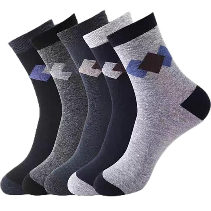 Vintage woollen Soft knit Socks for natural warmth & Cozy | Skin-friendly, non-itchy fabric Ideal for winter, travel & outdoor use | Unisex fit with stretchable rib design |-image-15