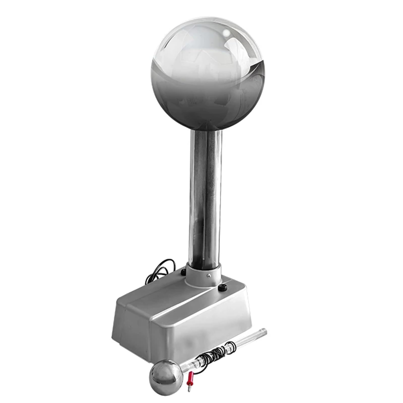 jcwwolk Motorized Electrostatic Generator, Electrostatic Induction Device, with Discharge Wand, STEM Science Experiments, for Lab Electricity & Magnetism Demonstrations ﻿