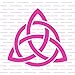 Celtic Triquetra Knot Stencil - Celtic Stencil DIY, Symbol Stencil, Celtic, Triquetra Stencil, Celtic Knot Stencil
