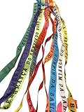 OmamoriCharms Brazilian Good Luck Wish Bracelets from Salvador Brazil (10x and 12x fitas) (10x Ribbons)