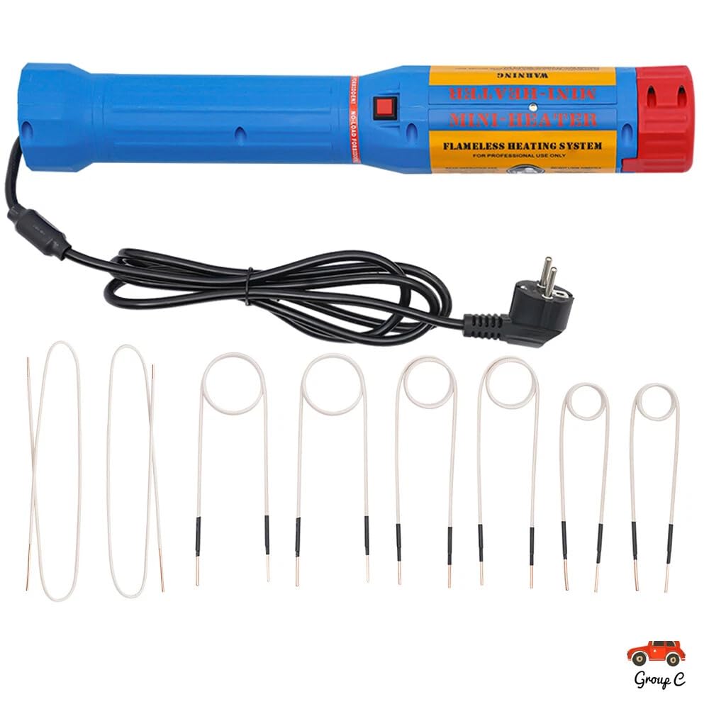 Kit de chauffage magnétique à induction 1100 W pour enlever les boulons à induction avec 8 bobines