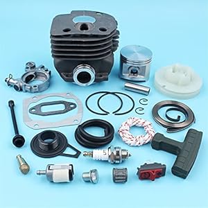QASULER 50-mm Zylinder Kolben Kit Husqvarna