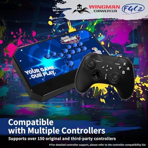 Image of Mcbazel Brook Wingman FGC 2 Converter Adapter, Arcade Joystick Adapter Gamepad for PS5 & PC, Compatible with PS5 Games