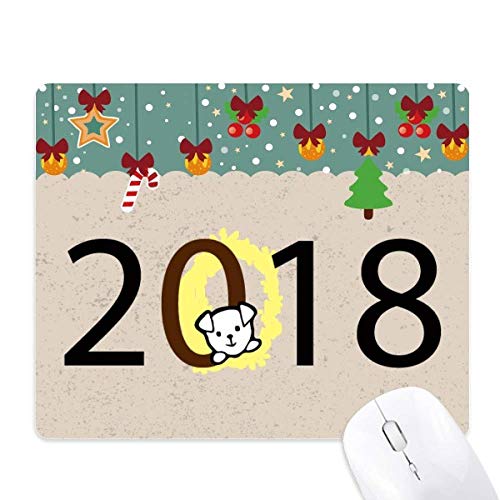 Tapis de jeu de bureau Noël avec motif chiot pour votre ordinateur