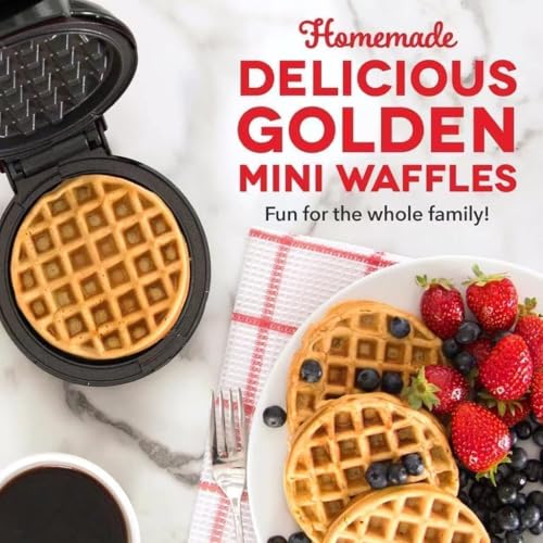 Image of Mini Waffle Maker Machine 3 In 1 Waffle Iron Home Appliances Kitchen Easy To Clean, 4 Inch, Perfect For Breakfast,Dessert, Sandwich, Pan Cakes, Other Snacks|Assorted - 350 Watts (Mini Waffle Maker)