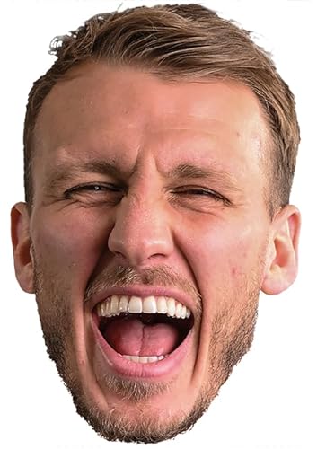 FoxyPrinting Dan Burn Newcastle Champion 2025 Cup Celebrity Cardboard Face Mask