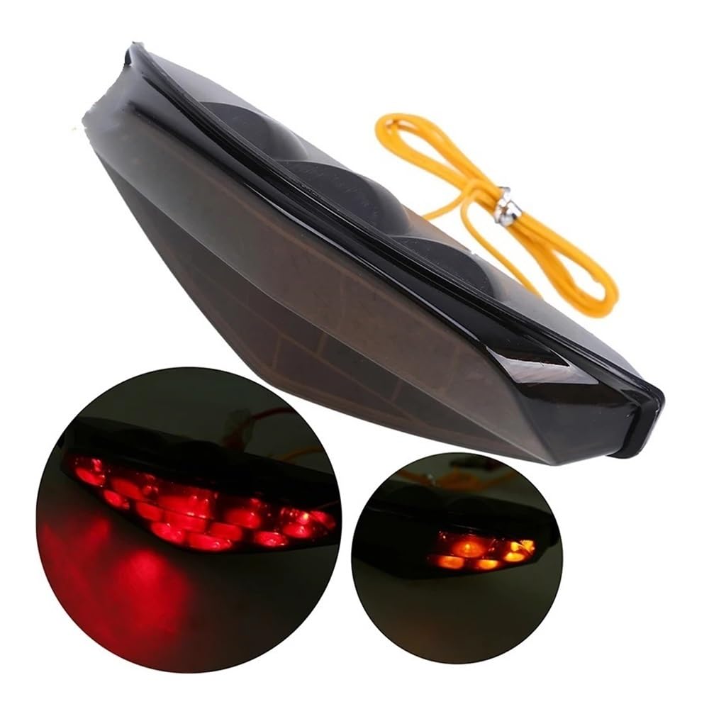 Fanale Stop Luce Posteriore Fanale posteriore per moto 12V LED Freno Indicatore di direzione Lampada Luci arresto motore Universale per per