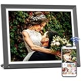 15-inch Smart Digital Picture Frame - FULLJA WiFi Digital Photo Frame with Touch Screen, Wall Mountable, 32GB, Motion Sensor, Unlimited Cloud Storage, Best Gifts for Loved Ones